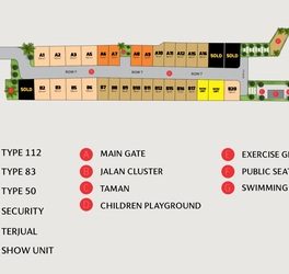 Siteplan Sentosa Townhouse